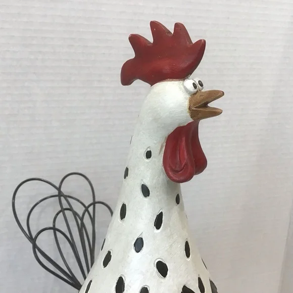 Cute Rooster Decorative Shelf Sitter – Rustic Farmhouse Accent 🐓 - Picture 4 of 5